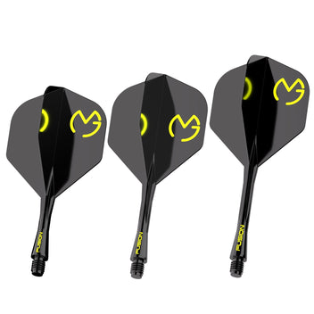 winmau-fusion-2-ailette-et-tige-int-gr-e-mvg-black-green image 2
