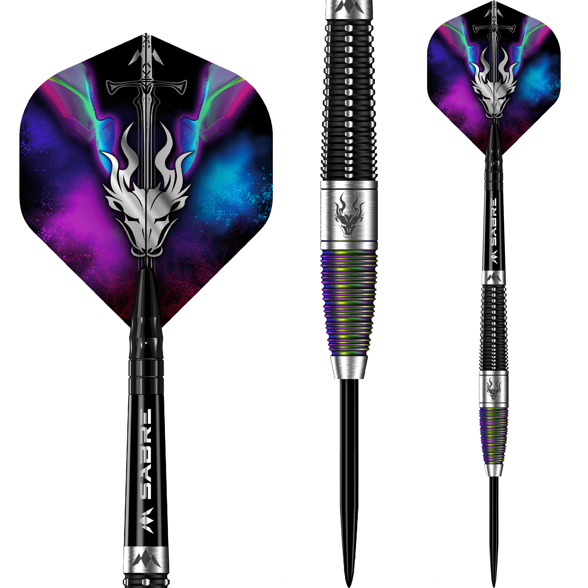 mission-darts-occult-fl-chettes-steel-tip-90-tungst-ne-black-coral-pvd image 7