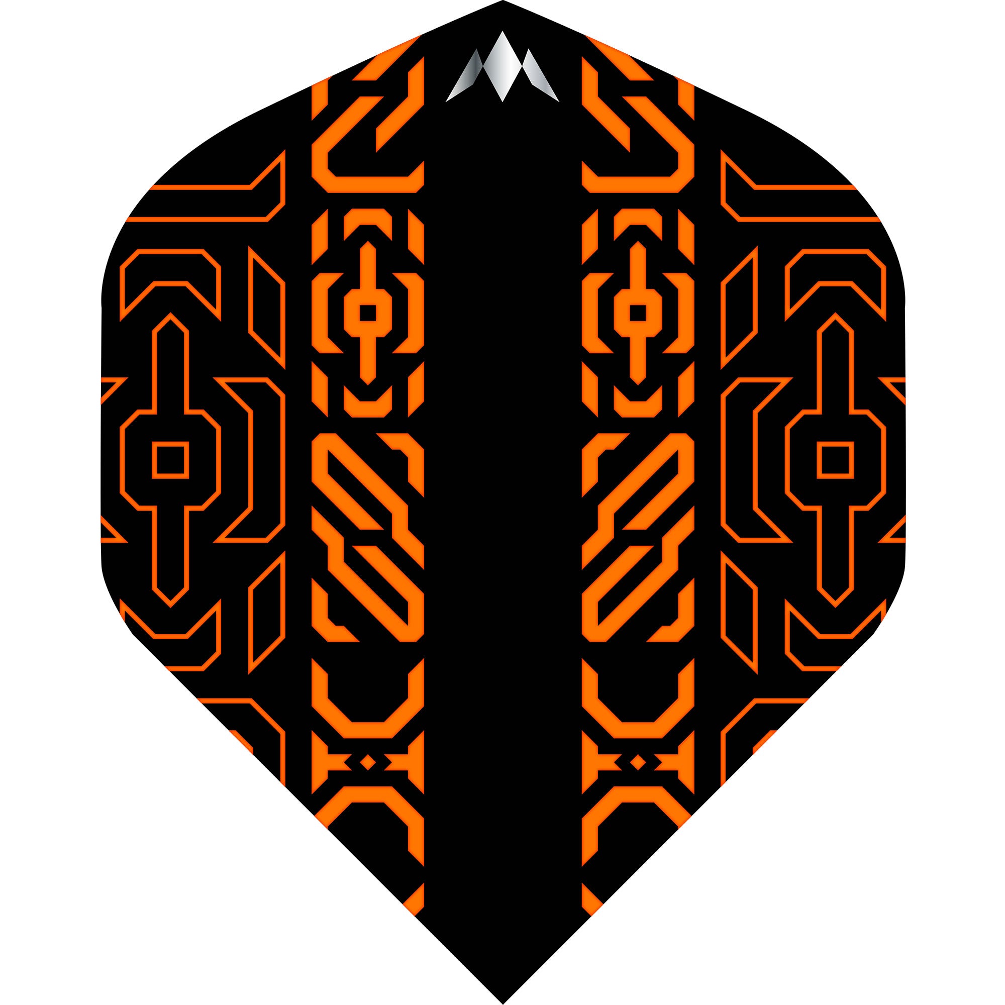 mission-darts-solo-horizon-ailettes-100-micron-std-no2-noir-orange image 2