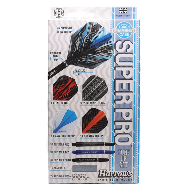 harrows-super-pro-kit-de-r-glage-fl-chettes-mallette-rigide image 1