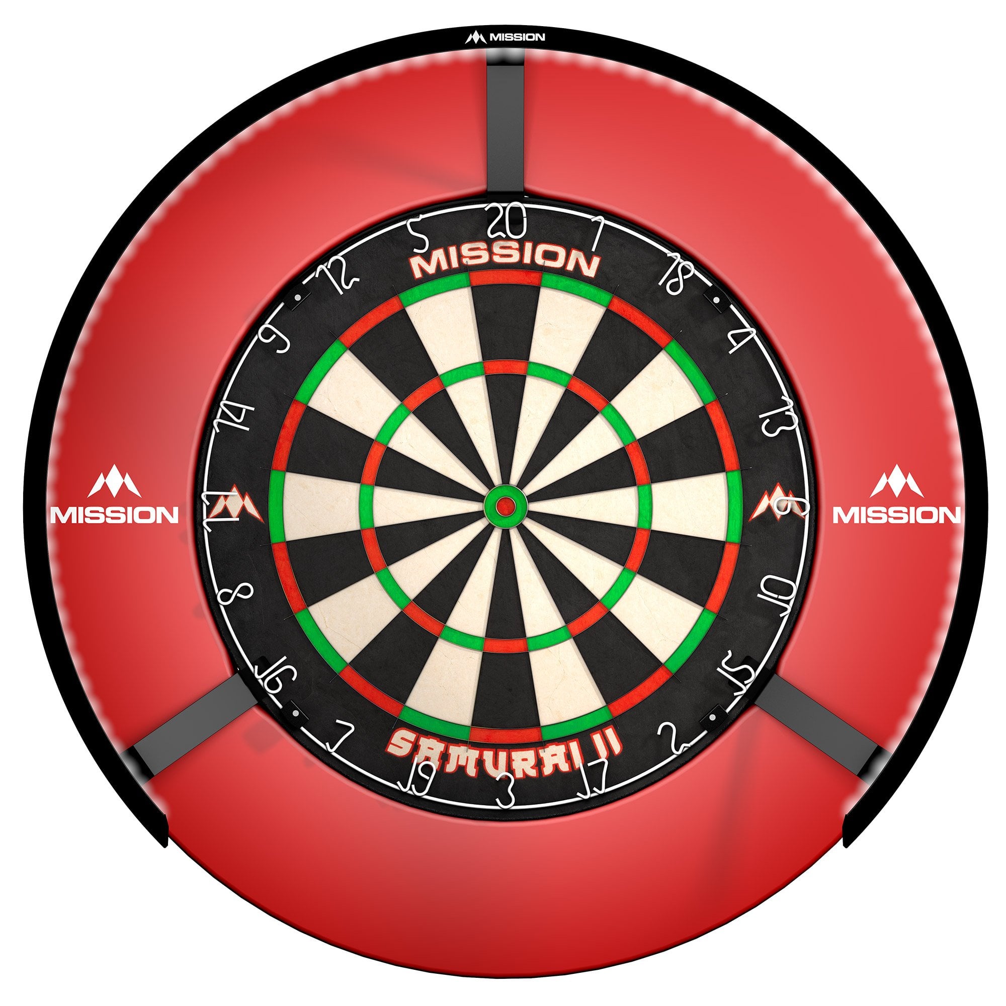 mission-darts-torus-270-clairage-cible-fl-chettes-blanc-vif image 2
