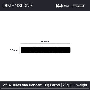 winmau-jules-van-dongen-fl-chettes-pointe-souple-soft-tip-signature image 7