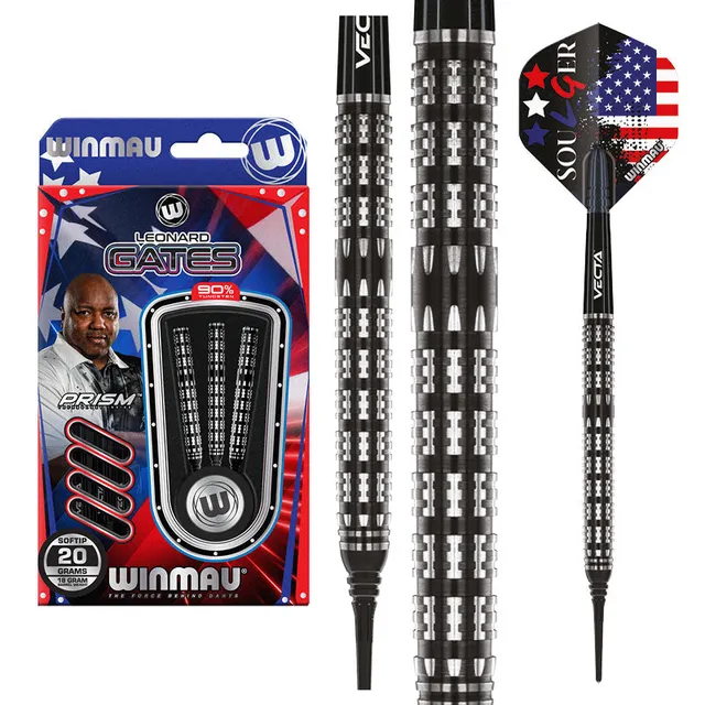 winmau-leonard-gates-player-edition-fl-chettes-soft-tip image 1