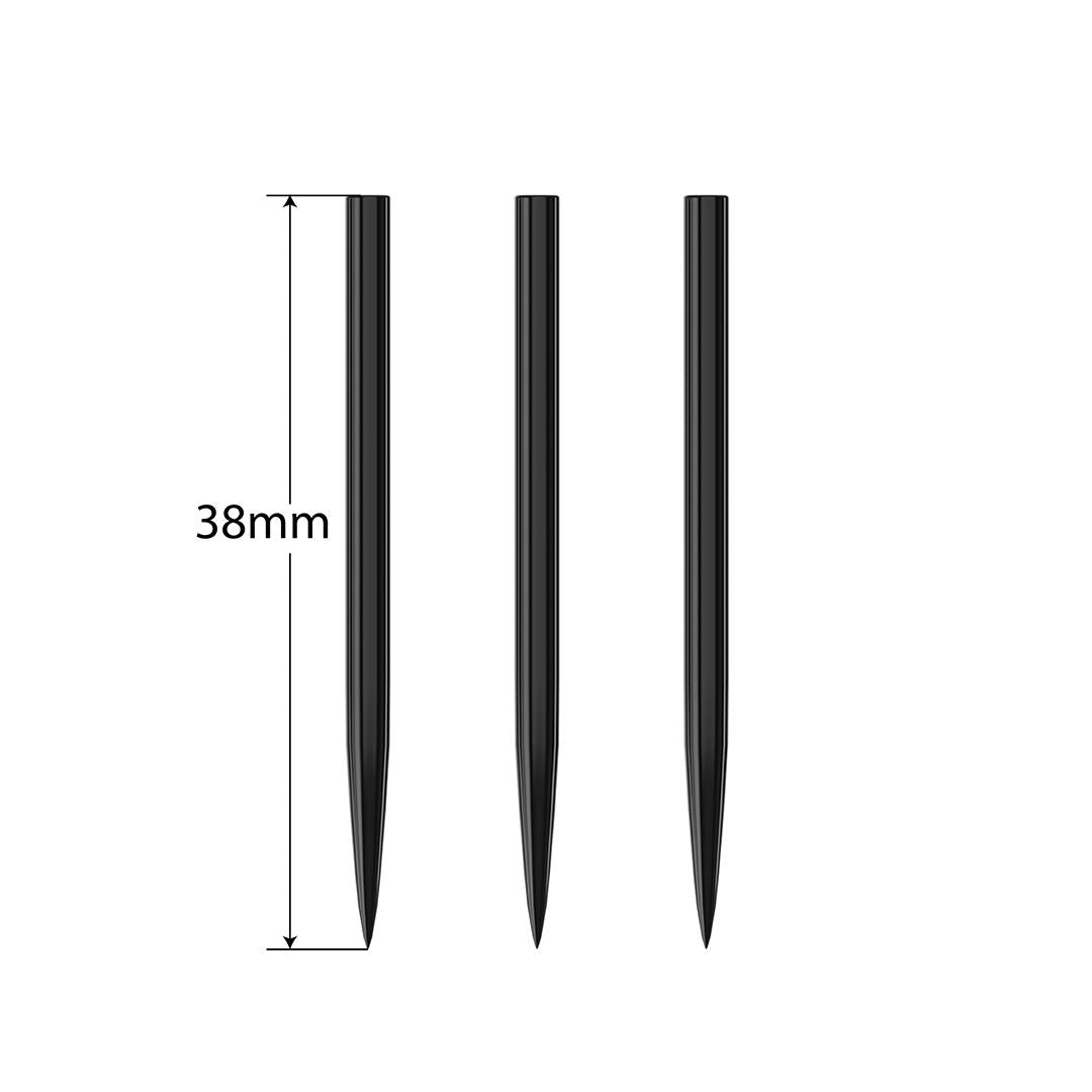 harrows-pointes-steel-tip-noires-38mm-rechanges image 3