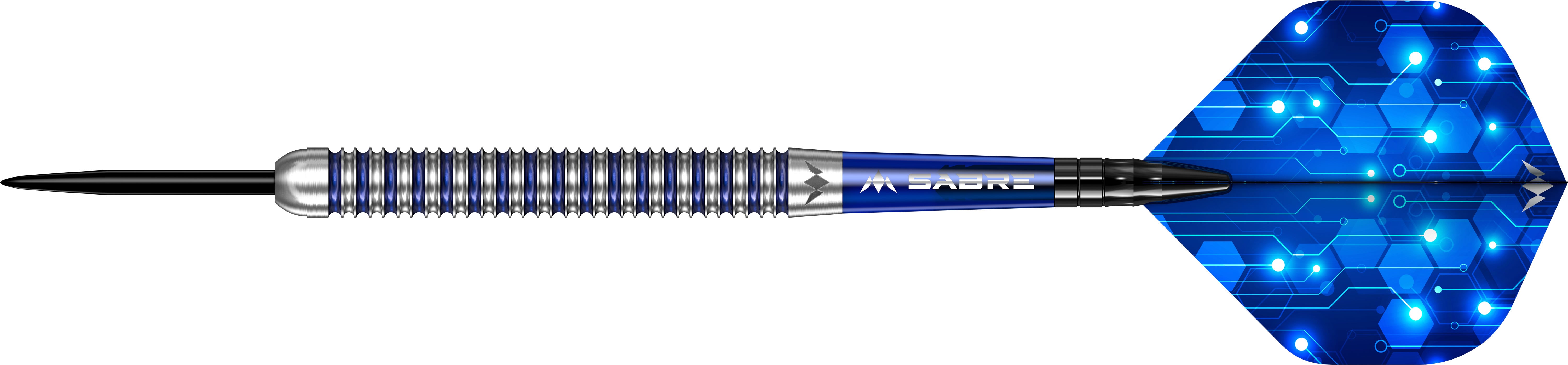 mission-darts-ion-blue-silver-fl-chettes-pointe-acier-95-tungst-ne image 2