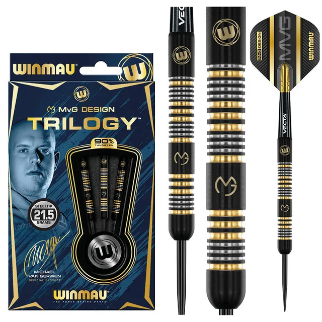 winmau-mvg-trilogy-fl-chettes-pointe-acier image 1