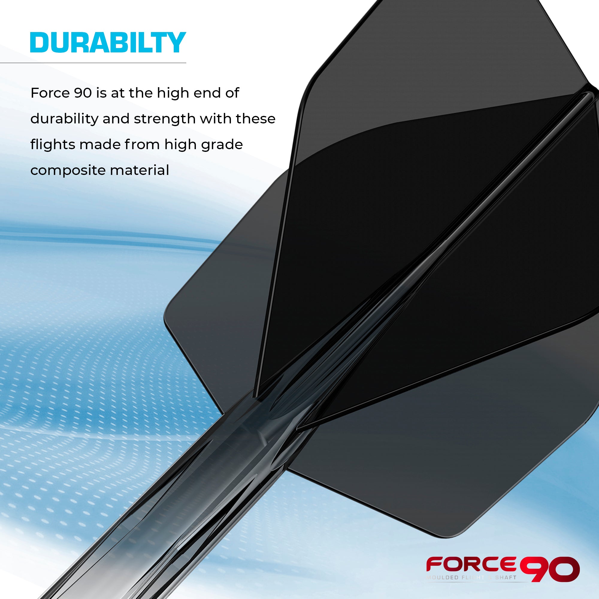 mission-darts-force-90-gradient-no6-standard-noir-syst-me-vol-tige-moul image 7