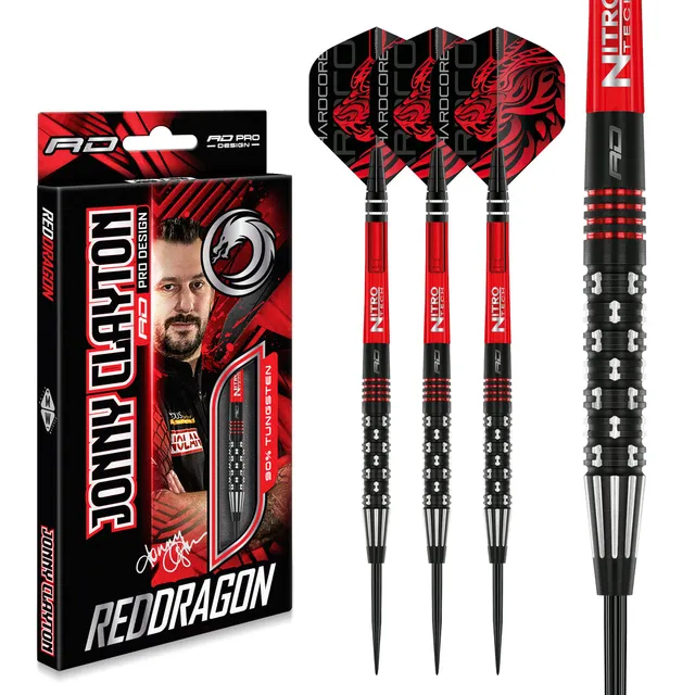 red-dragon-jonny-clayton-premier-league-se-fl-chettes-acier-dition-sp-ciale image 1
