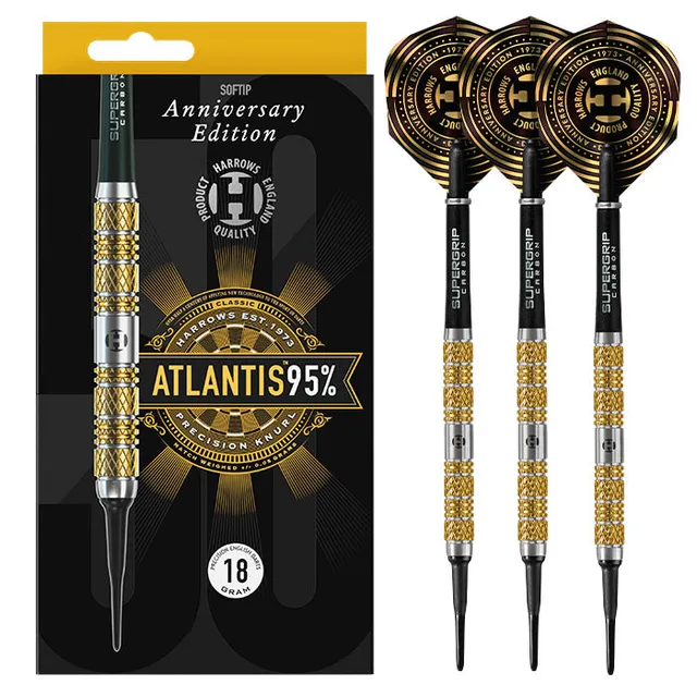 harrows-atlantis-95-fl-chettes-pointe-souple-soft-tip image 1