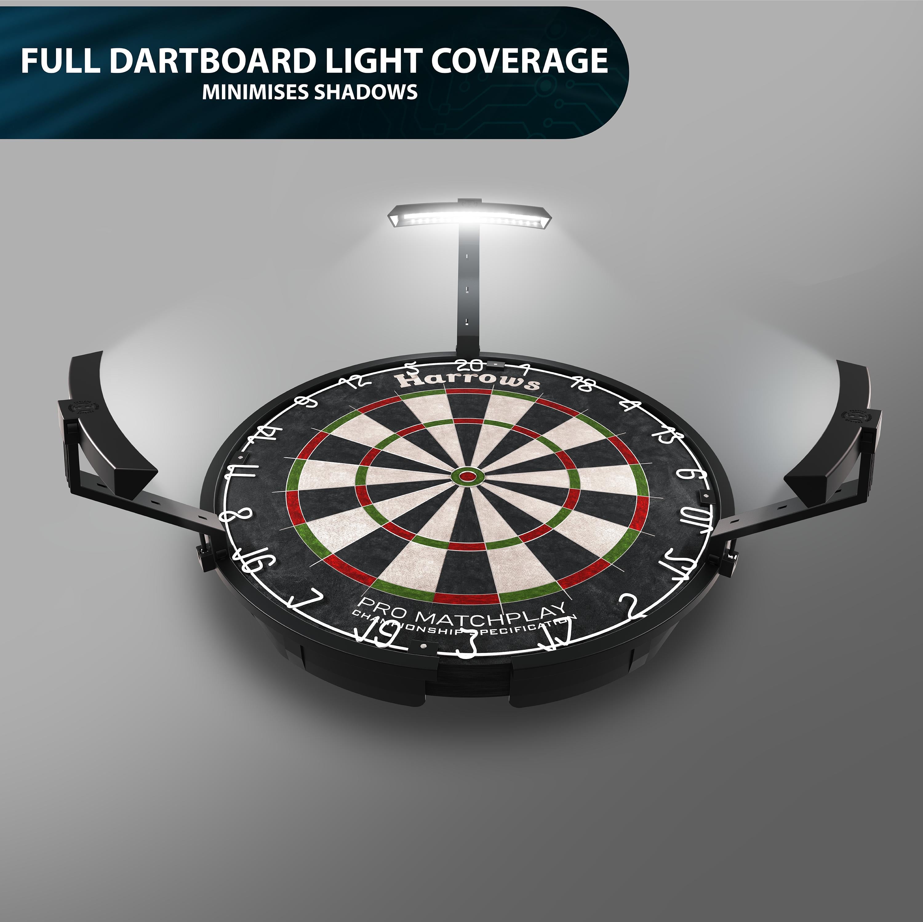 harrows-trilight-clairage-led-ultra-bright-pour-cible-de-fl-chettes image 2