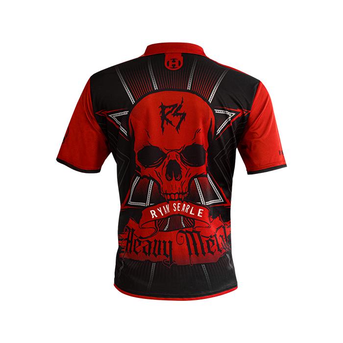 harrows-heavy-metal-ryan-searle-chemise-de-joueur-de-fl-chettes image 2
