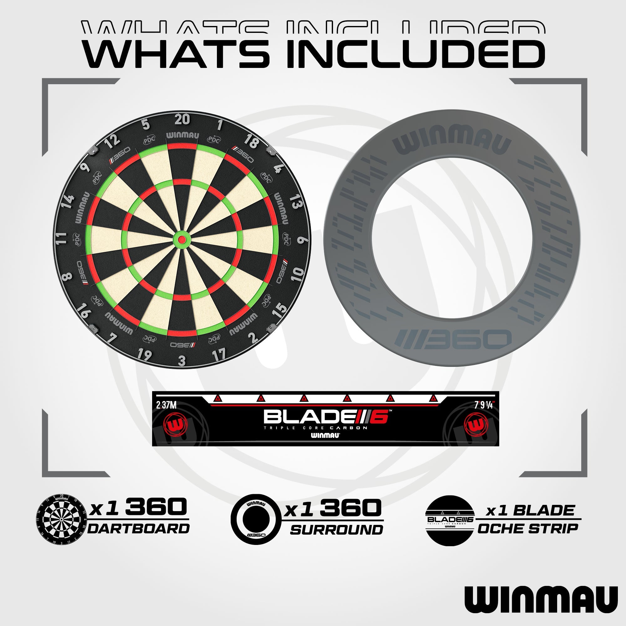winmau-blade-360-surround-set-cible-pdc-triple-core-entourage image 2
