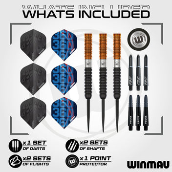 winmau-ben-townley-90-tungst-ne-fl-chettes-49-28-mm image 2
