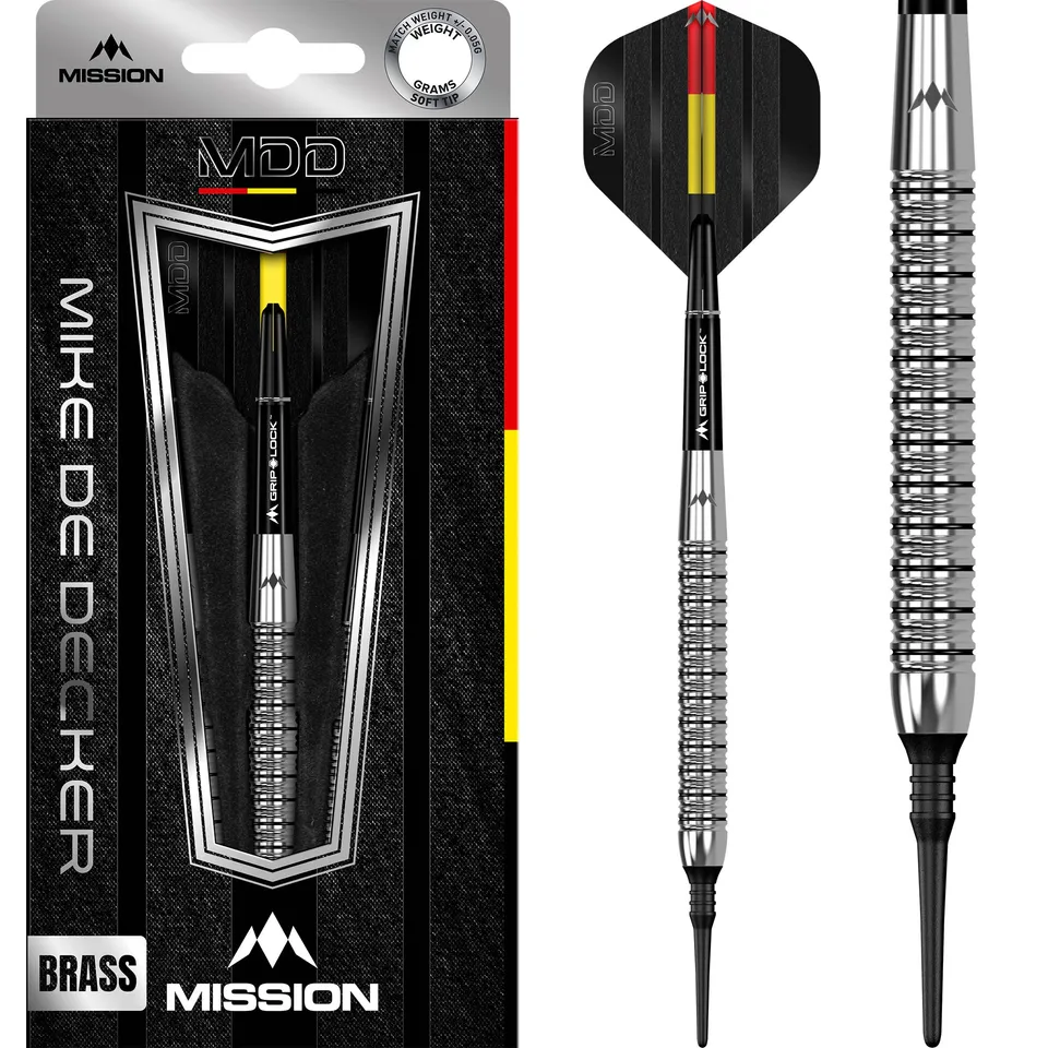 mission-mike-de-decker-18-g-fl-chettes-pointe-souple-laiton-tungsten-look image 1