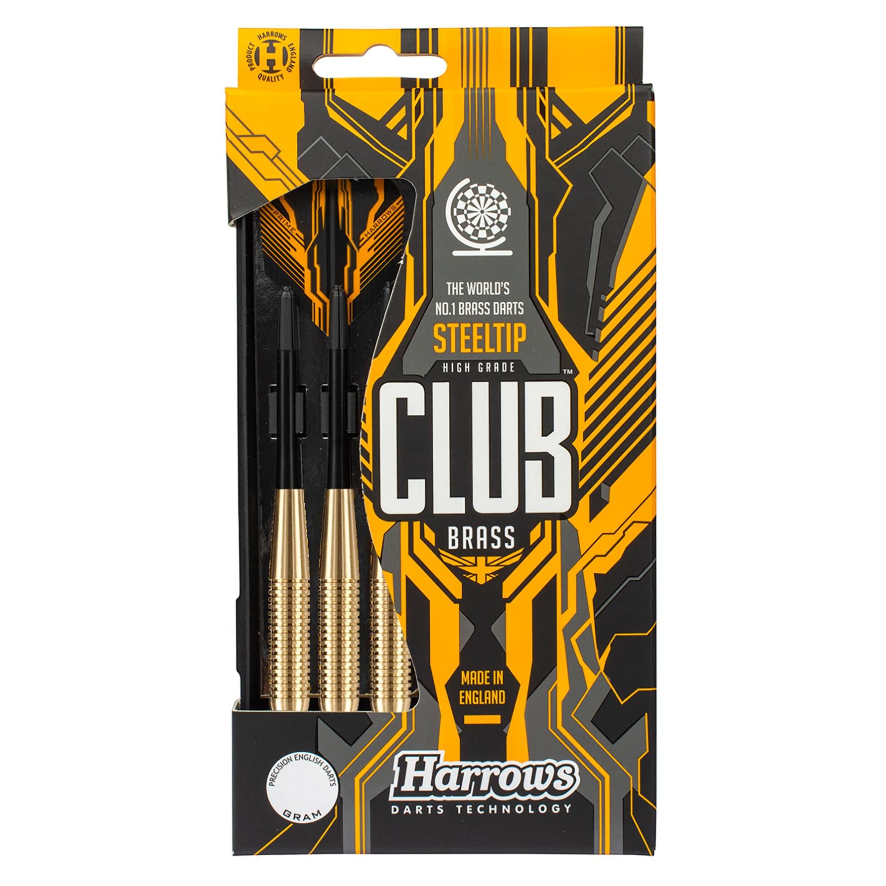 harrows-club-brass-steel-tip-fl-chettes-pointe-acier-19g image 5