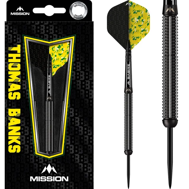 mission-darts-thomas-banks-fl-chettes-steel-tip-90-tungst-ne-rev-tement-noir-pvd image 1