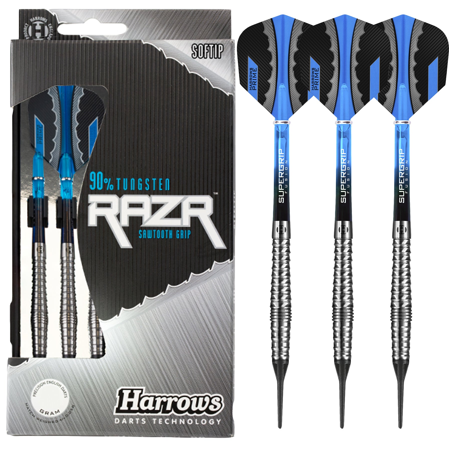 harrows-razr-bulbous-90-fl-chettes-pointe-souple image 1
