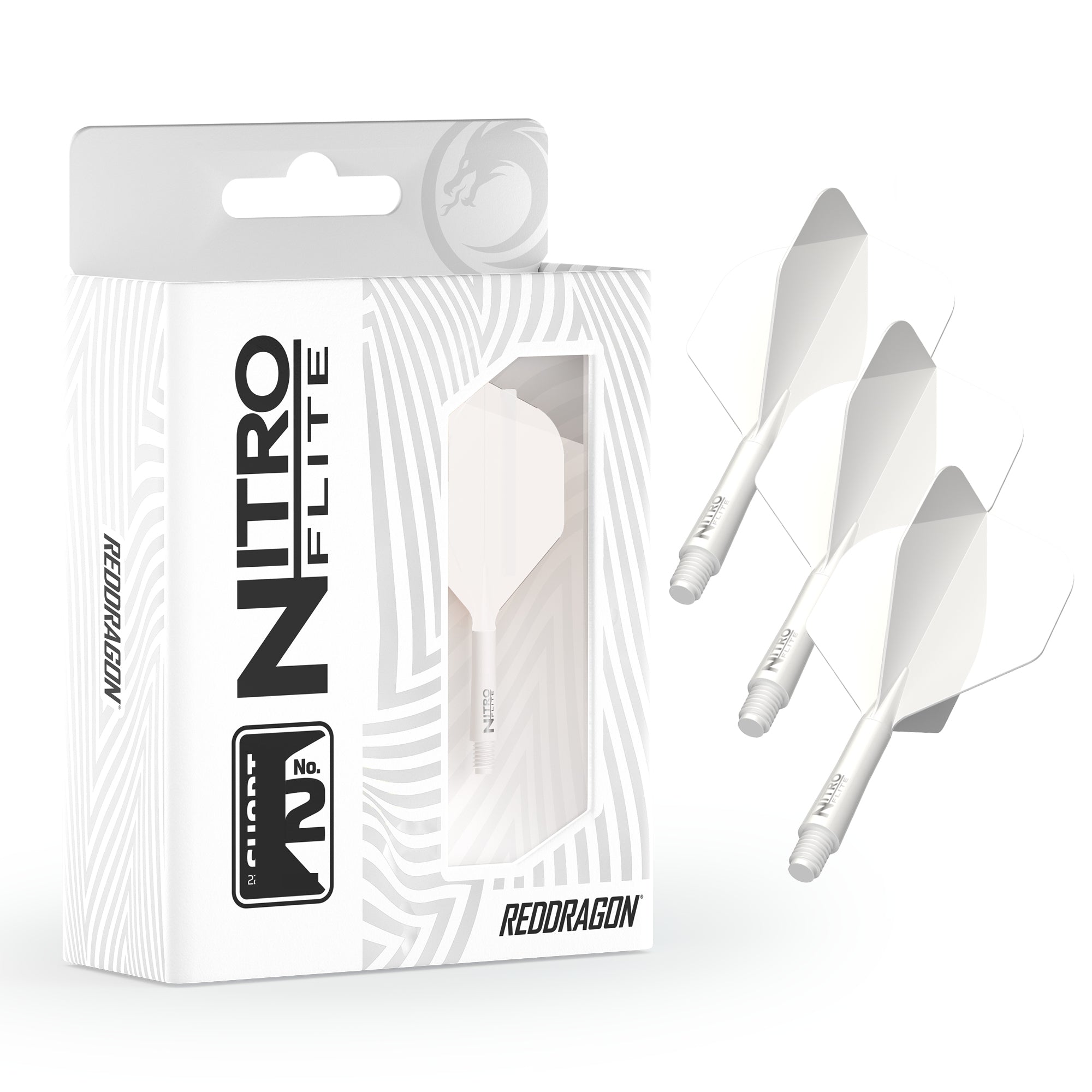 red-dragon-darts-nitro-flite-solid-white-and-white-syst-me-ailette-tige-int-gr image 2