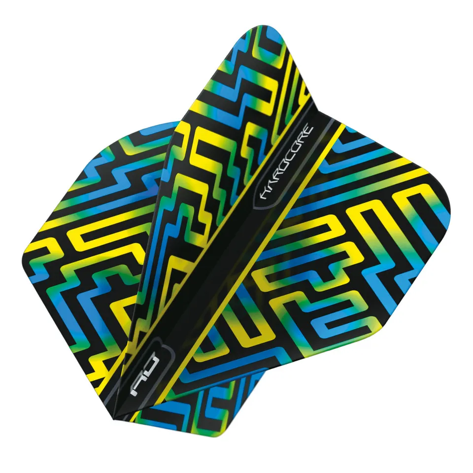 red-dragon-darts-hardcore-xt-blue-yellow-standard-ailettes image 1
