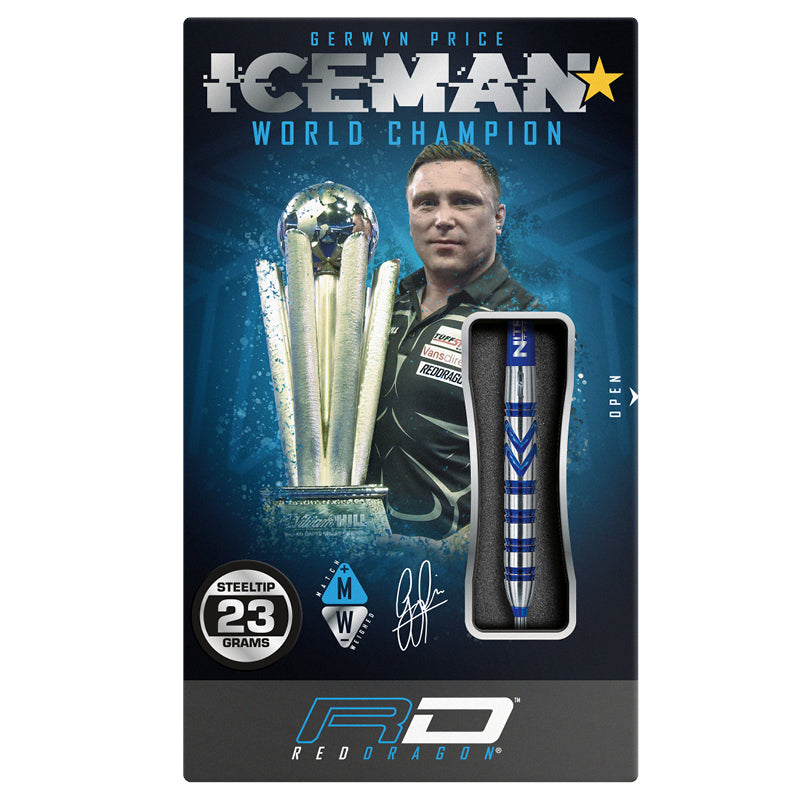 red-dragon-darts-gerwyn-price-blue-originals-fl-chettes-acier-sign-es-23g image 6