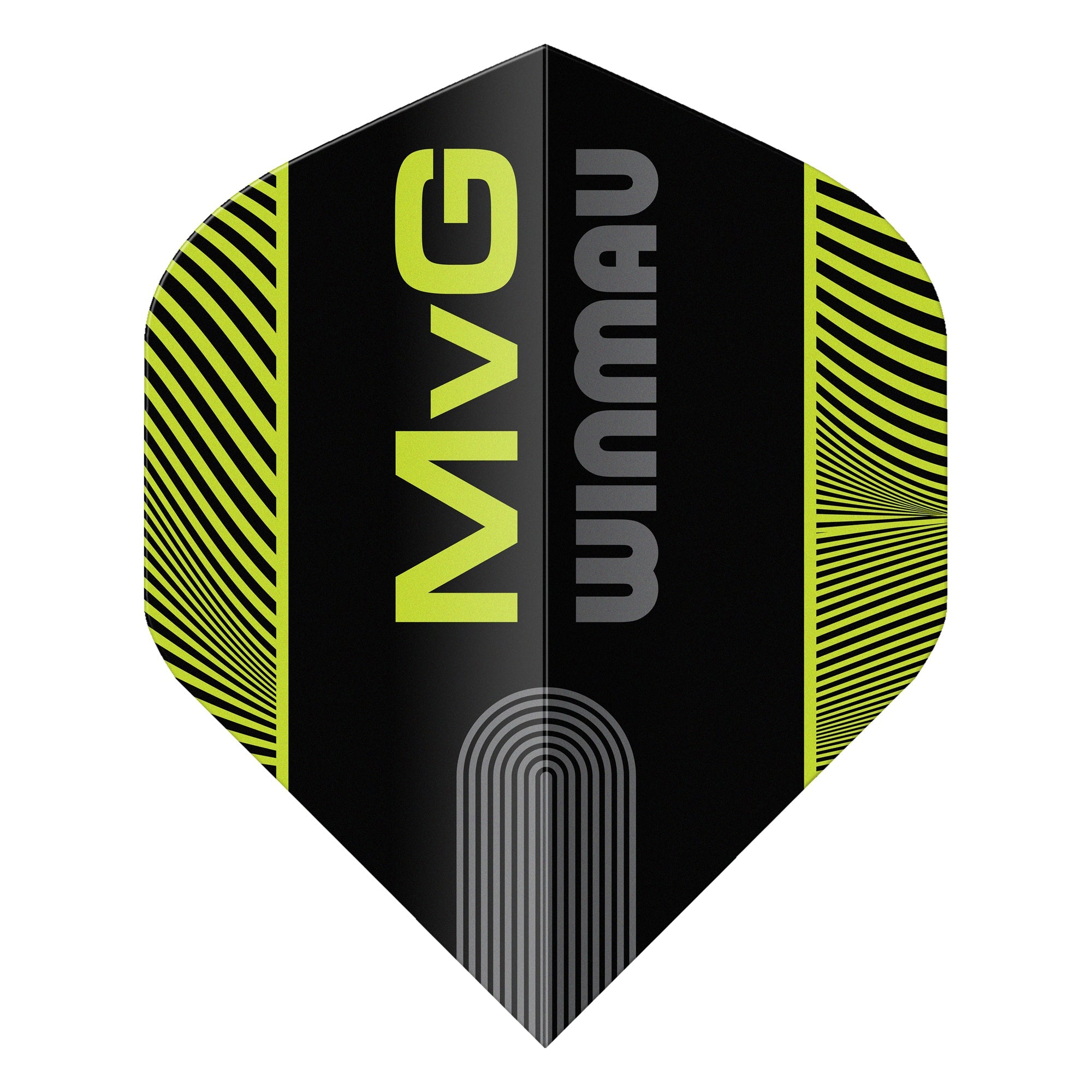 winmau-prism-delta-mvg-black-and-green-ailettes-standard image 3