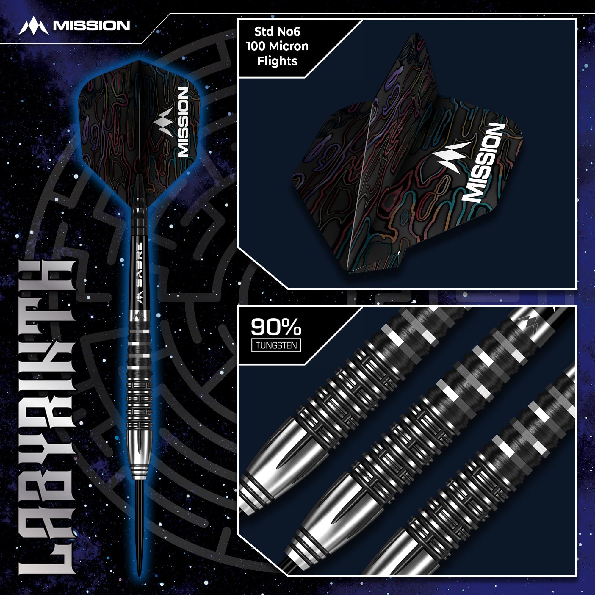 mission-labyrinth-fl-chettes-steel-tip-90-tungst-ne-black-pvd-22g-24g image 6