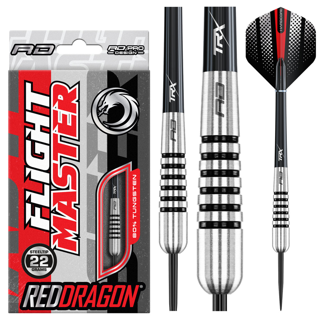 red-dragon-darts-flightmasters-torpedo-fl-chettes-acier-22g-24g image 1
