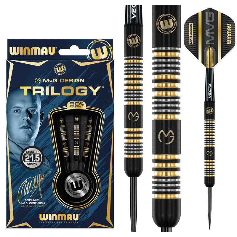 winmau-mvg-trilogy-fl-chettes-pointe-acier image 1