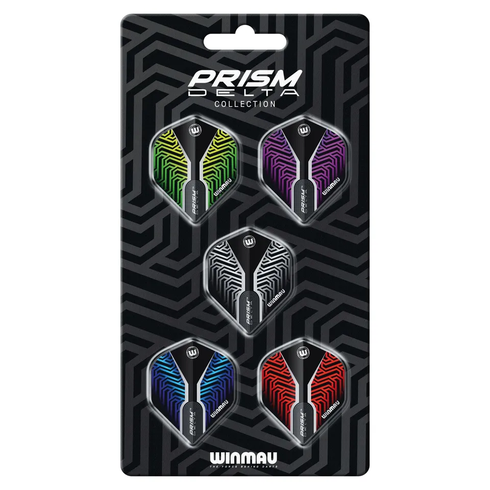 winmau-prism-delta-flight-collection-ailettes-de-fl-chettes-lot-5-coloris image 1