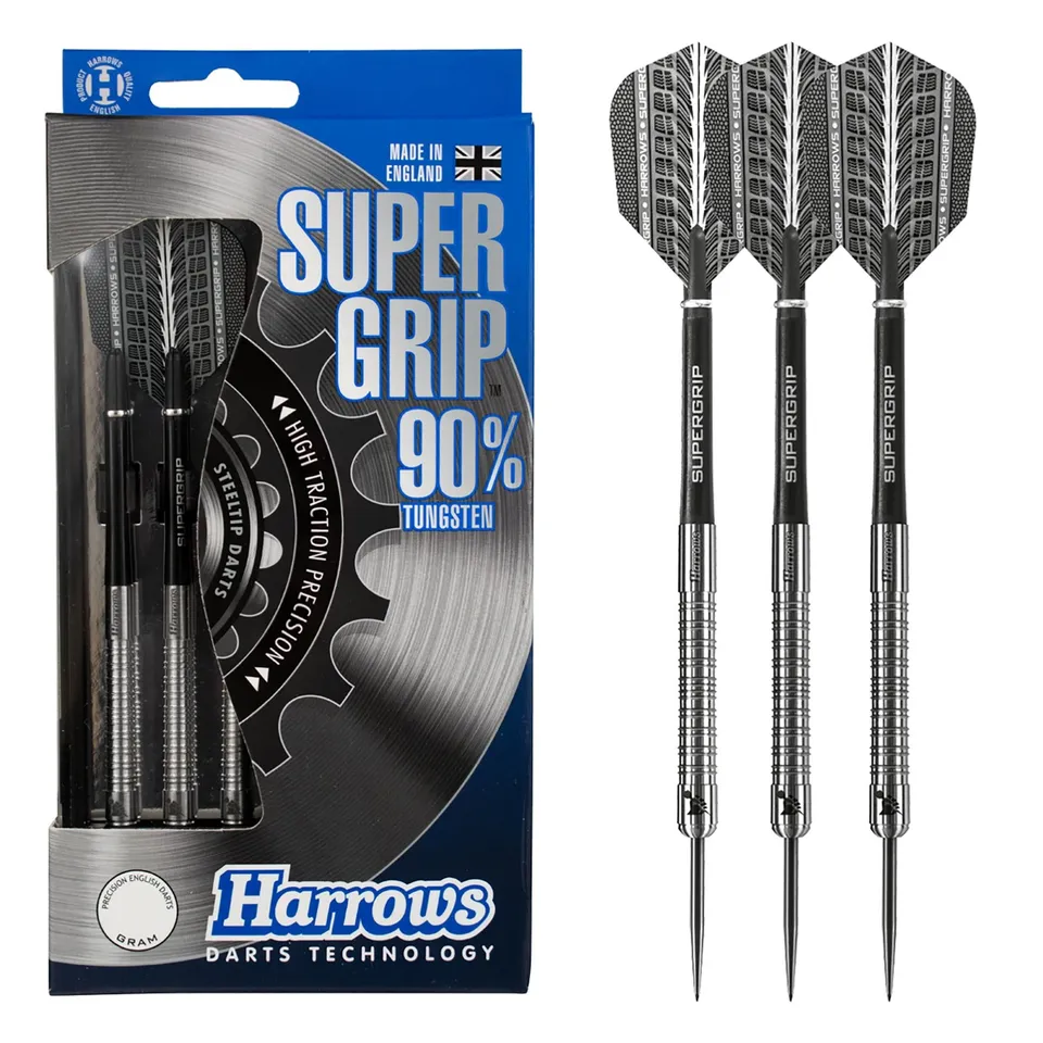 harrows-supergrip-90-tungst-ne-fl-chettes-pointe-acier image 1