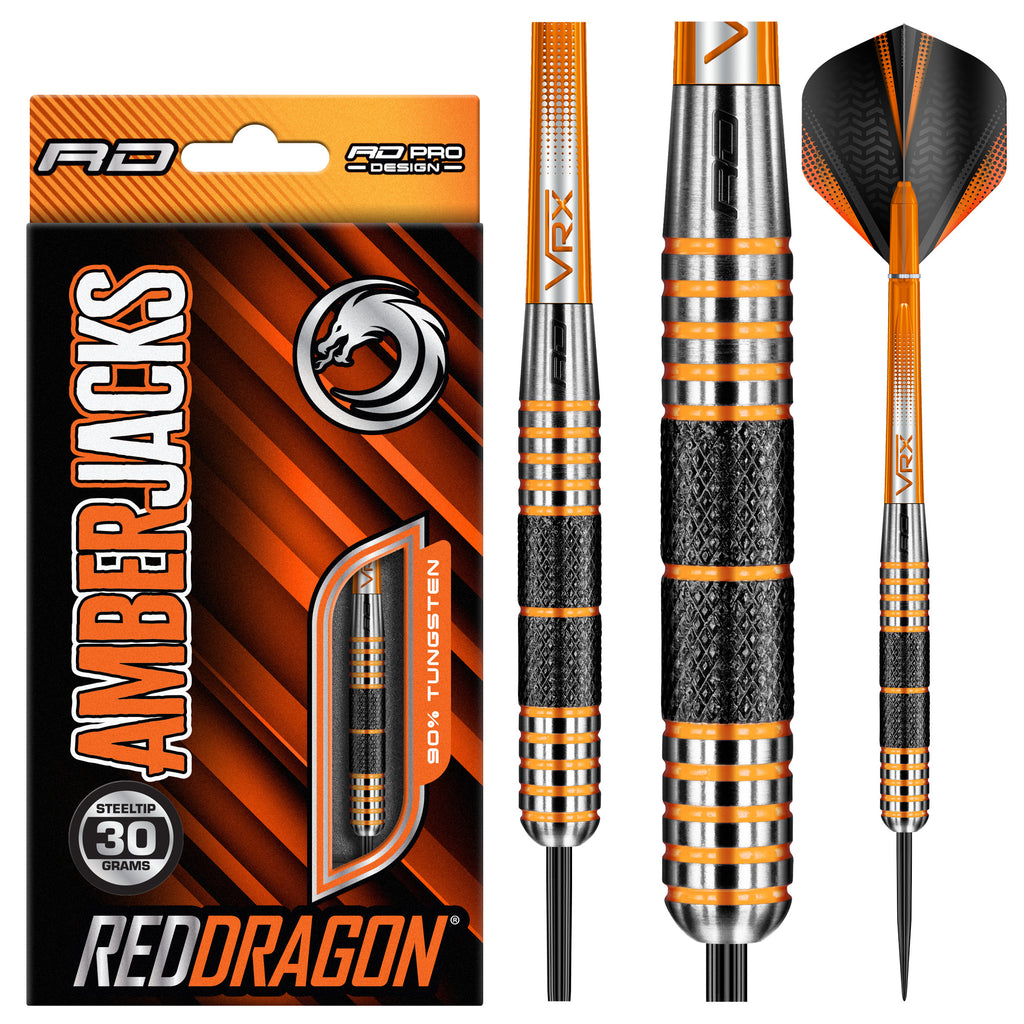 red-dragon-darts-amberjack-11-fl-chettes-acier image 1