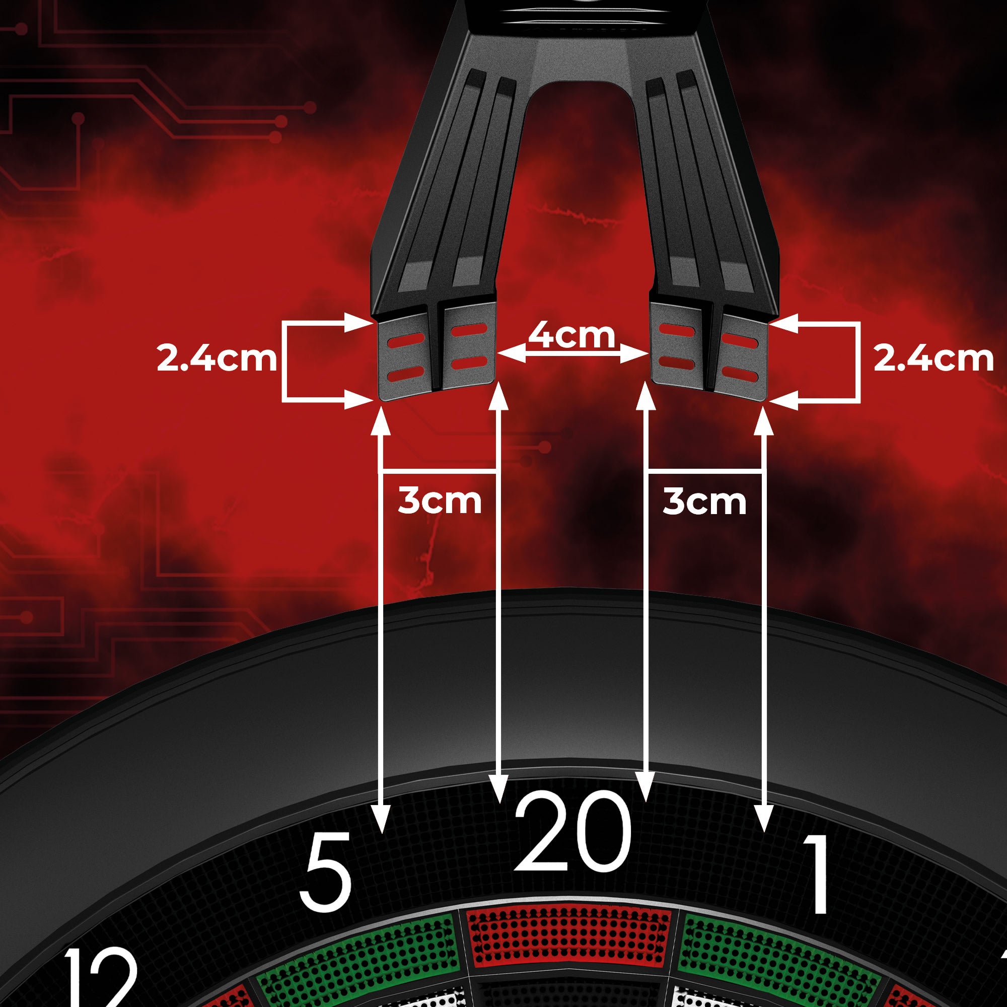 mission-darts-torus-st-clairage-de-cible-pour-cibles-soft-tip-noir-usb-lumi-re-b image 3