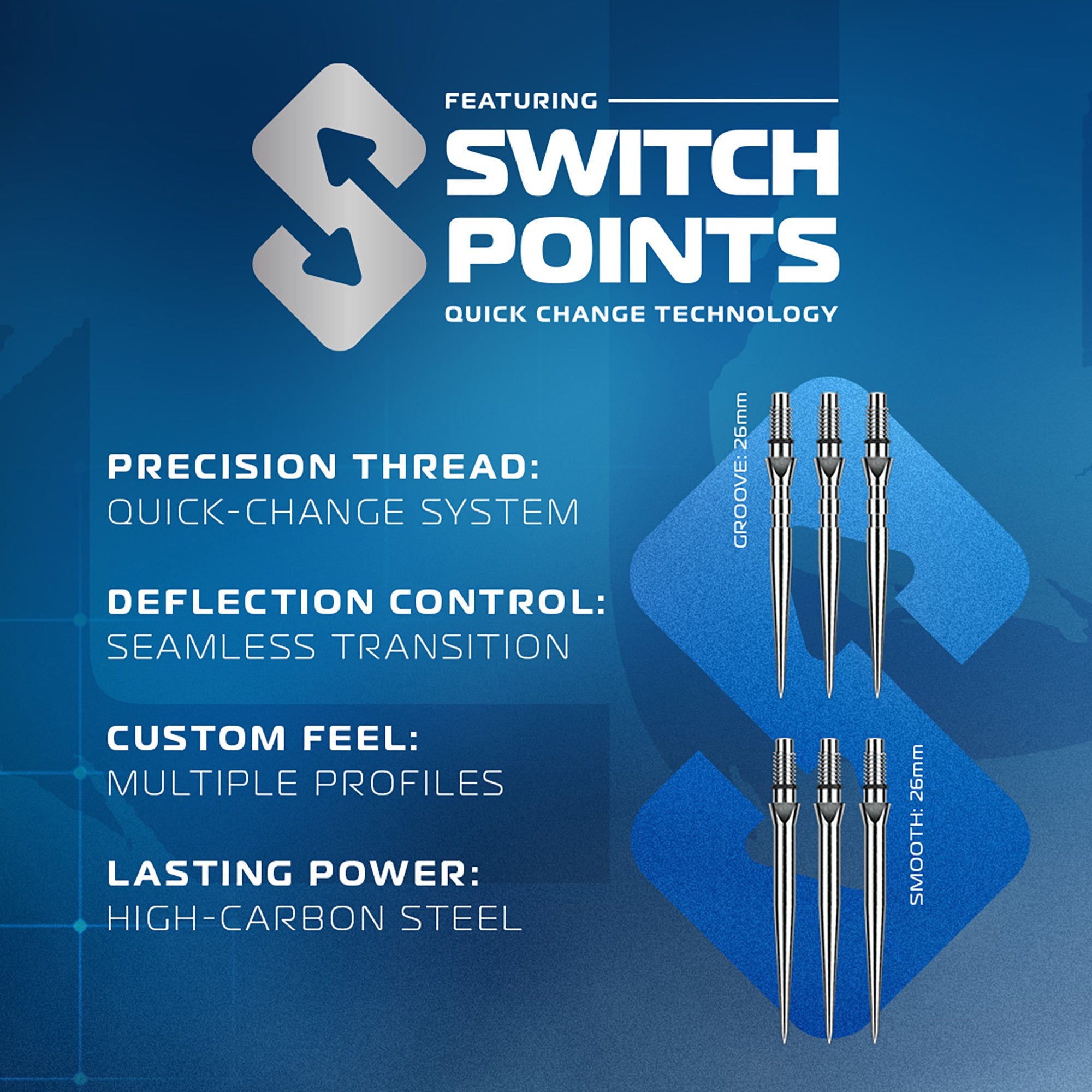 winmau-lunaris-parallel-switch-point-fl-chettes-pointe-acier image 5