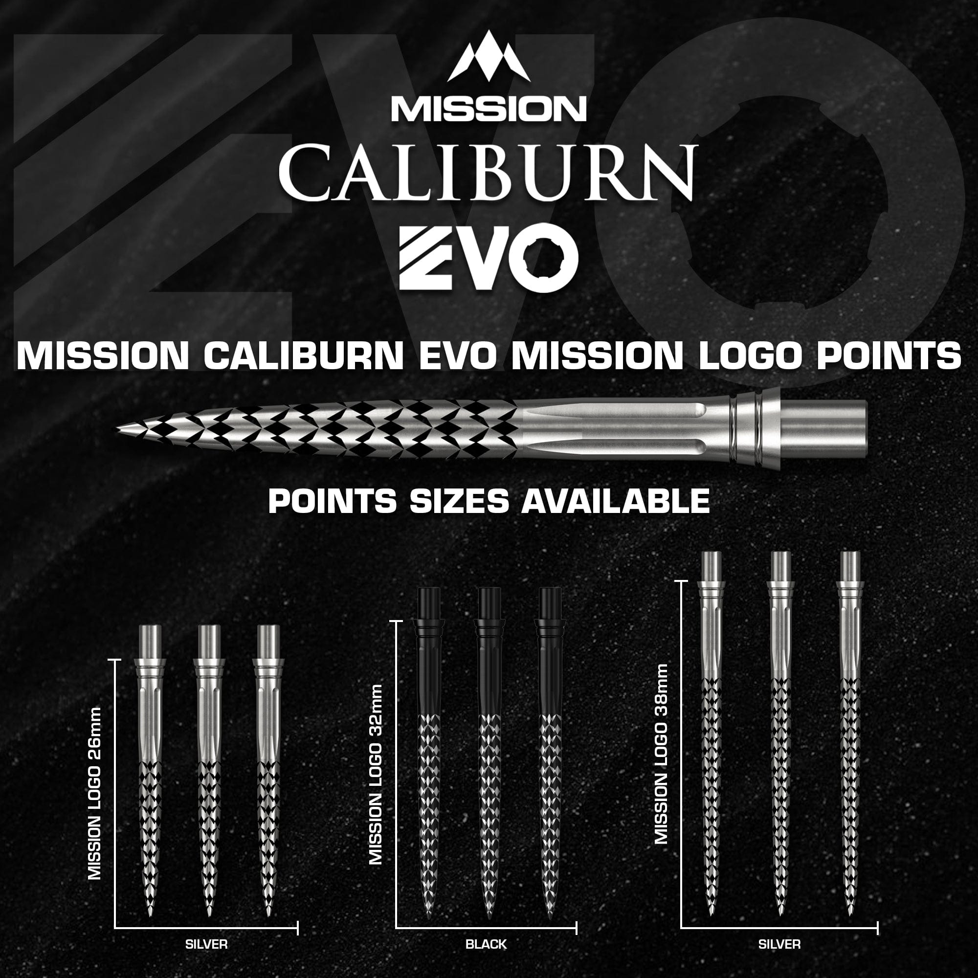 mission-darts-x-caliburn-evo-pointes-logo-26-mm-noir image 4