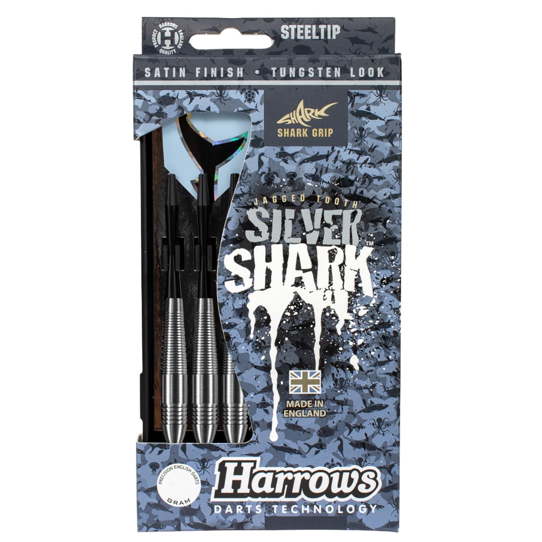 harrows-silver-shark-fl-chettes-pointe-acier image 5