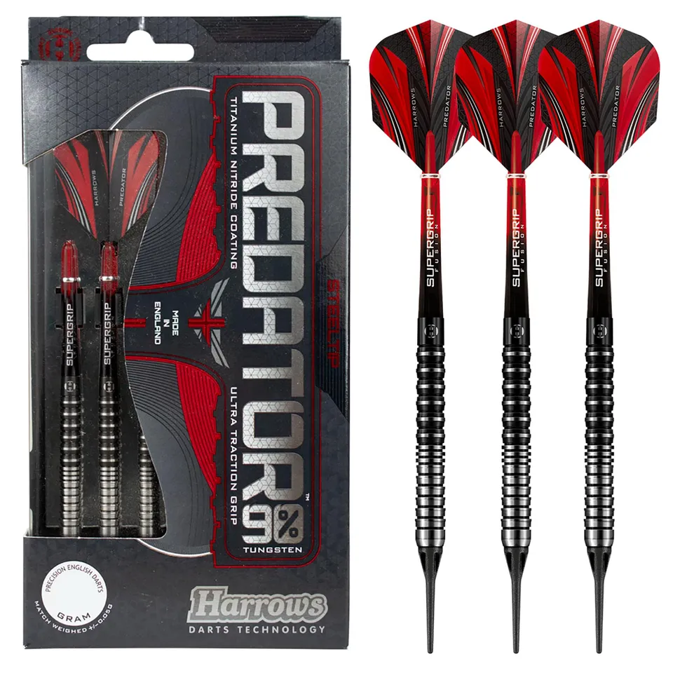 harrows-predator-90-soft-tip-fl-chettes-pointe-souple image 1
