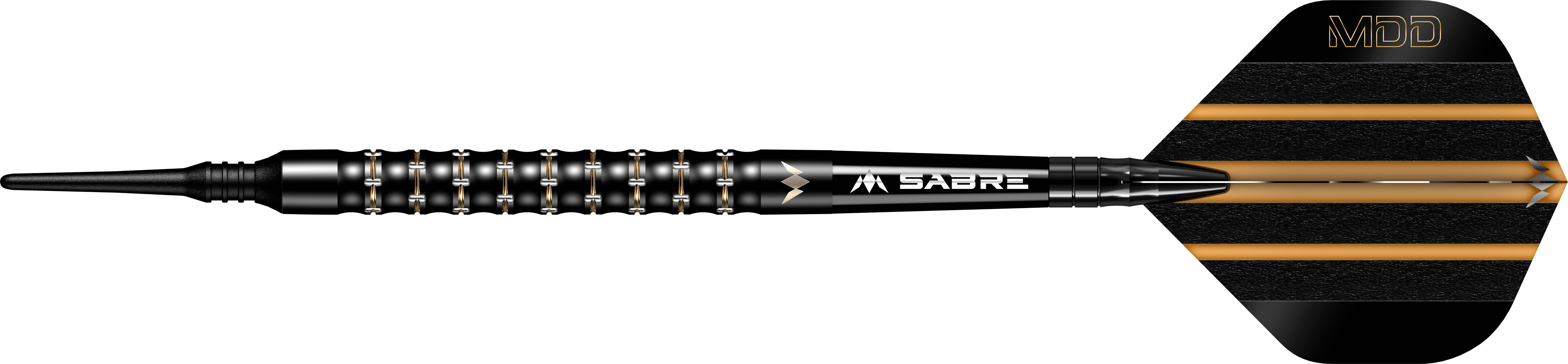 mission-darts-mike-de-decker-fl-chettes-pointe-souple-95-tungst-ne-black-gold-pv image 2