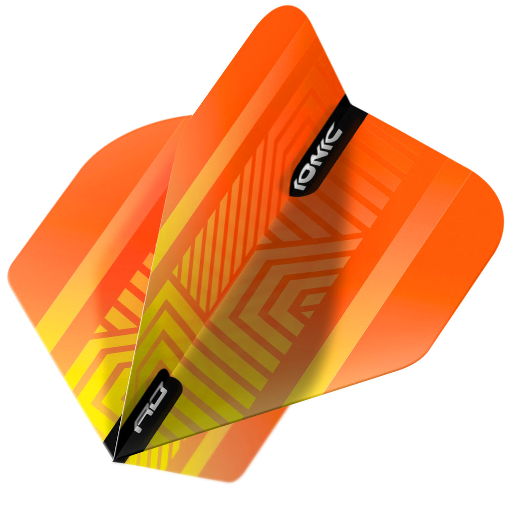 red-dragon-darts-orange-hardcore-ionic-standard-ailettes-100-microns image 1