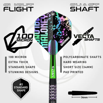 winmau-mike-maloney-fl-chettes-acier-signature image 3