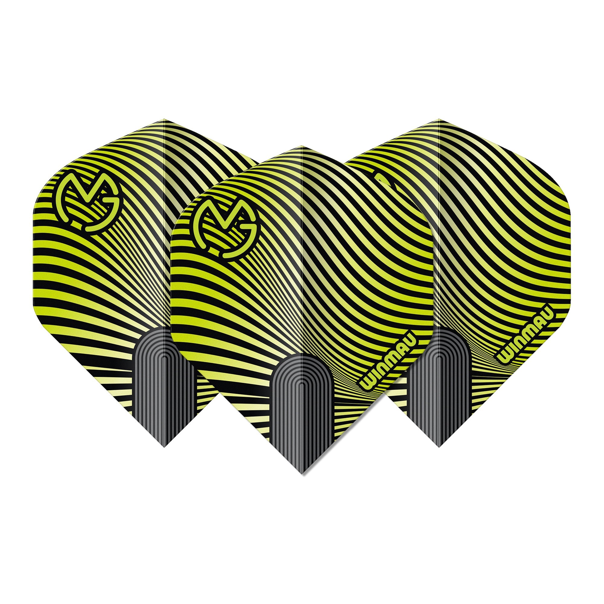 winmau-prism-delta-ailettes-mvg-green-and-black image 2