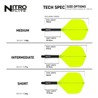 red-dragon-darts-nitro-flite-integrated-vol-et-tige-int-gr-s-noir-et-jaune image 2