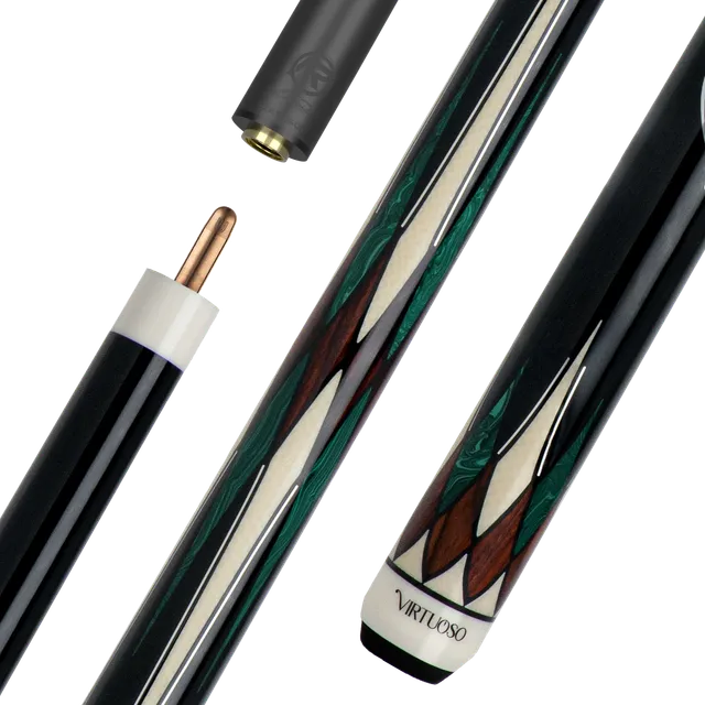 predator-crm-virtuoso-noir-cocobolo-et-malachite-queue-de-carambole image 1