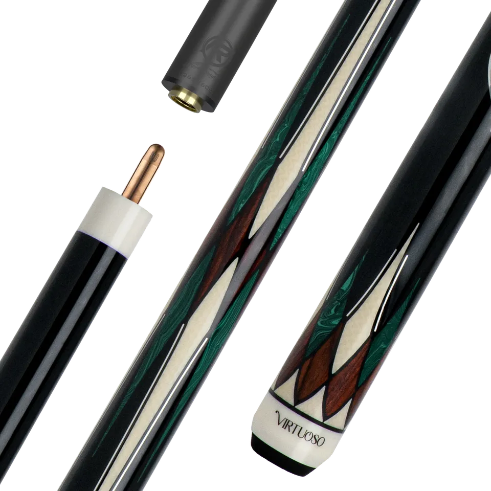 predator-crm-virtuoso-noir-cocobolo-et-malachite-queue-de-carambole image 1