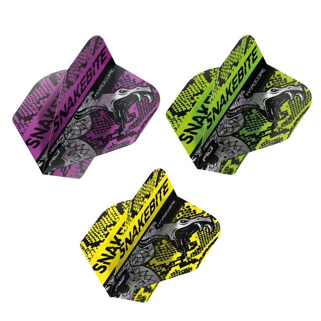 red-dragon-darts-snakebite-coiled-snakeskin-selection-pack-ailettes-hardcore-100 image 1
