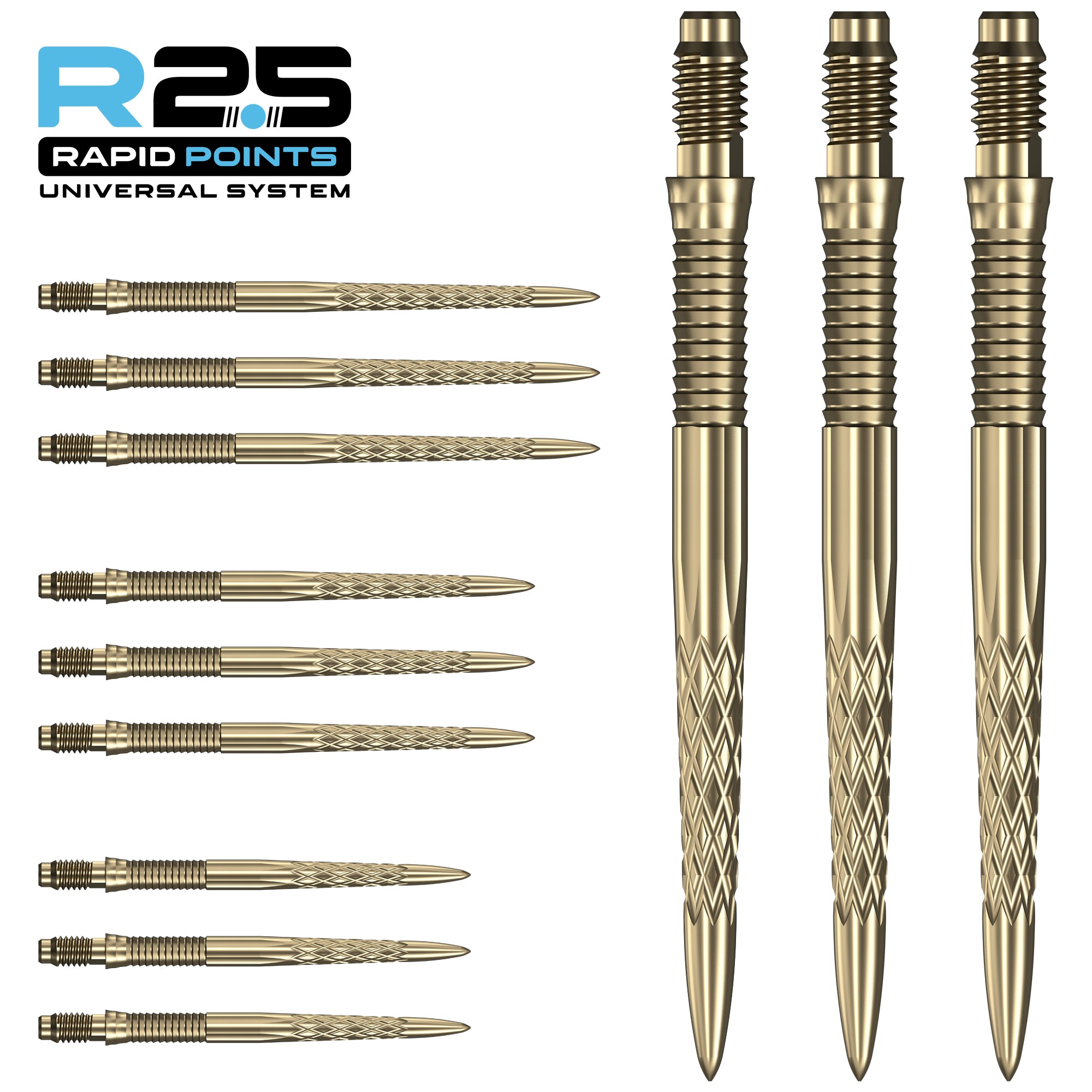 mission-darts-r2-5-rapid-pointes-acier-dsx-argent-30mm-35mm-40mm image 3