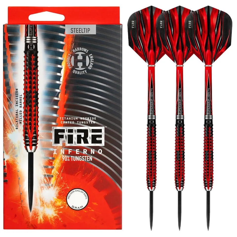 harrows-fire-inferno-90-fl-chettes-pointe-acier image 1