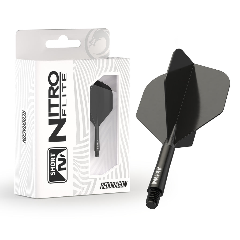 red-dragon-darts-nitro-flite-integrated-vol-et-tige-int-gr-s-noir-et-noir image 1
