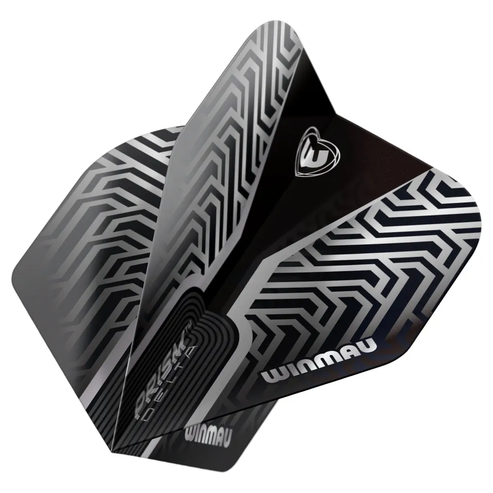 winmau-prism-delta-silver-ailettes-standard-premium image 1