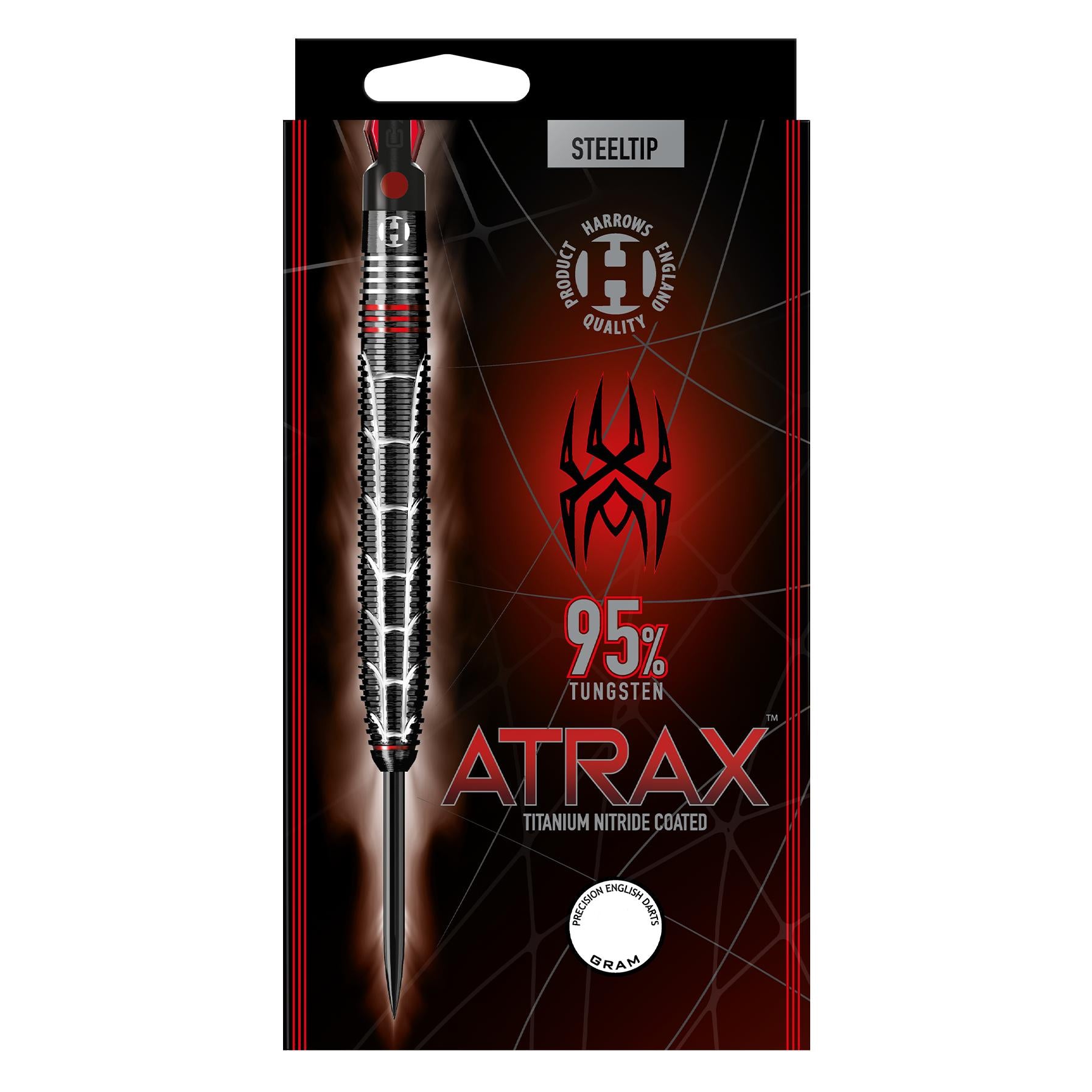 harrows-atrax-95-fl-chettes-acier-steeltip image 5