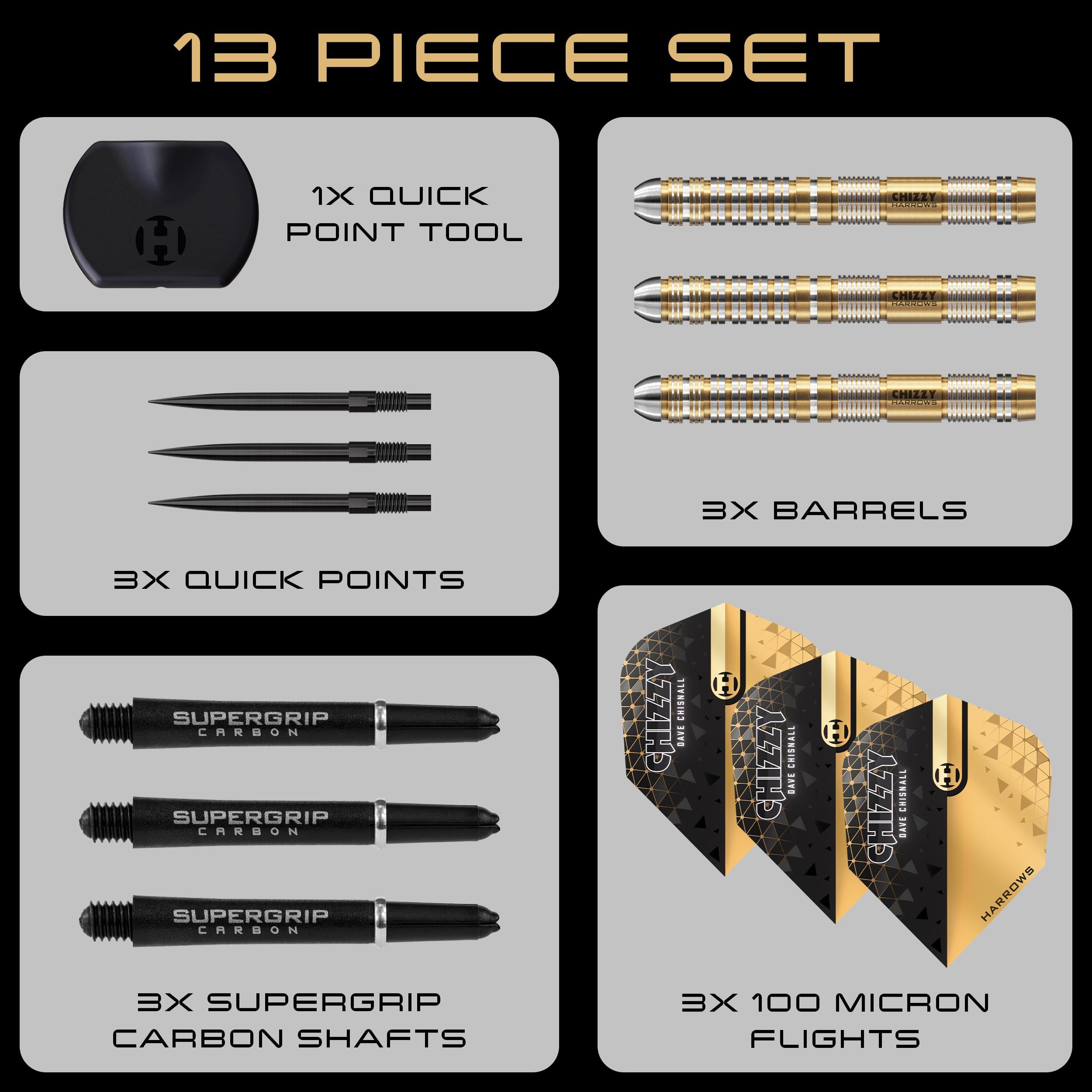 harrows-chizzy-90-series-2-quick-point-fl-chettes-pointe-acier image 7